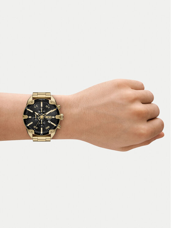 Diesel Diesel Uhr Spiked DZ4678 Goldfarben
