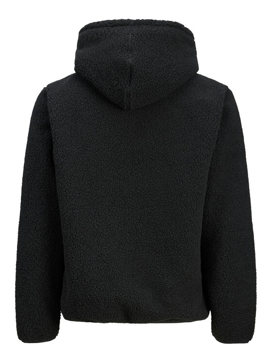 Jack & Jones Heren Teddy Hoodie JORFREDERIKSBERG Zwart | Underwear District