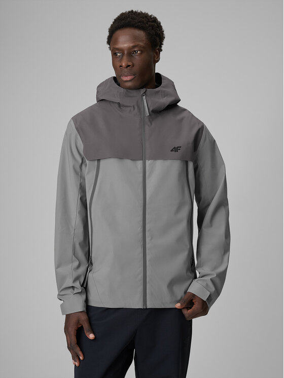 4F 4F Kurtka przejściowa CITY JACKETS Szary jasny Regular Fit