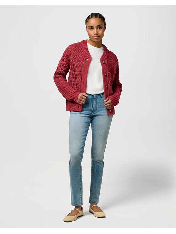 Wrangler Wrangler Jeansy SKINNY HIGH Niebieski Skinny Fit