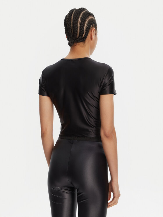 Versace Jeans Couture Versace Jeans Couture Тишърт 78HAH6A2 Черен Slim Fit