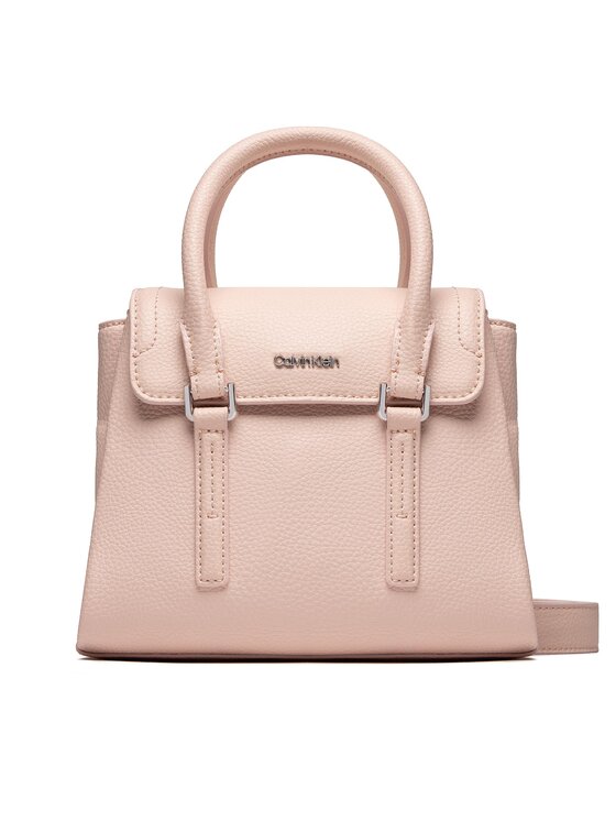 Calvin Klein Ročna Torba Ck Elevated Satchel Mini K60K609851 Roza