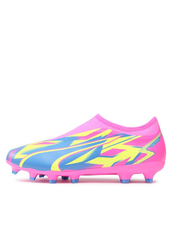 Puma Puma Buty do piłki nożnej Ultra Match Ll Energy Fg/Ag Youth 107555 01 Różowy