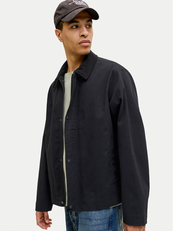 Jack & Jones Jack & Jones Риза-яке Graham 12288889 Черен Regular Fit