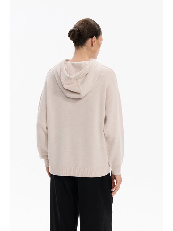 Deni Cler Milano Deni Cler Milano Bluza T-DC-W456-F5-90-13-1 Beżowy Regular Fit