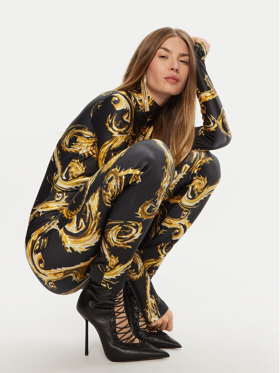 Versace Jeans Couture Versace Jeans Couture Гащеризон 77HAN006 Черен Slim Fit