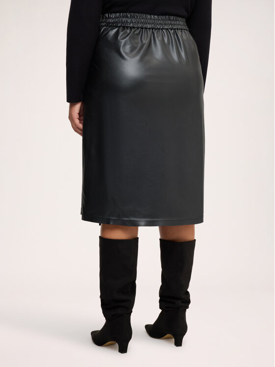 Fiorella Rubino Fiorella Rubino Gonna midi 1300L000541N033 Nero Baggy Fit