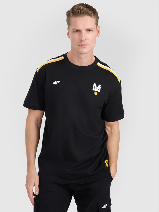 4F 4F T-Shirt SPECIAL ORDER Czarny Regular Fit