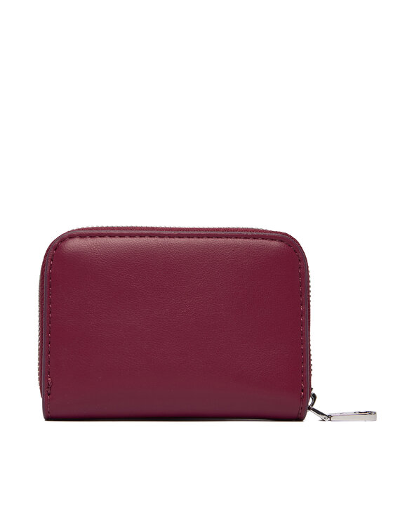 Calvin Klein Calvin Klein Portfel Bold Ck Medium Zip Around LV04F1154G Bordowy