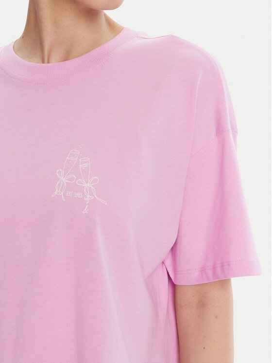 ONLY ONLY T-krekls Vivvi 15346761 Rozā Regular Fit
