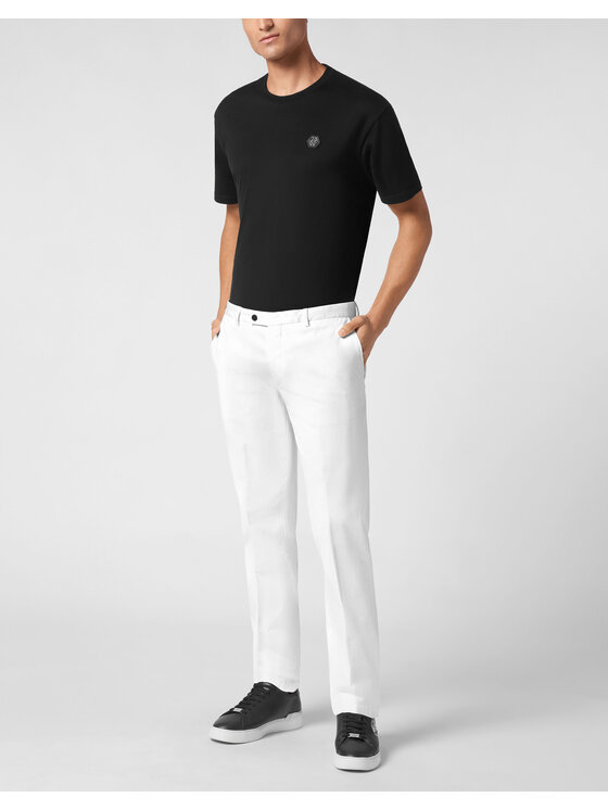 PHILIPP PLEIN PHILIPP PLEIN Pantaloni chino 20139 Bianco Chino Fit