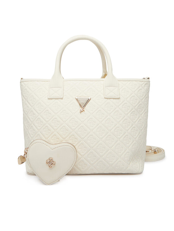 Guess Guess Ročna torba J6GZ37 WR200 Écru
