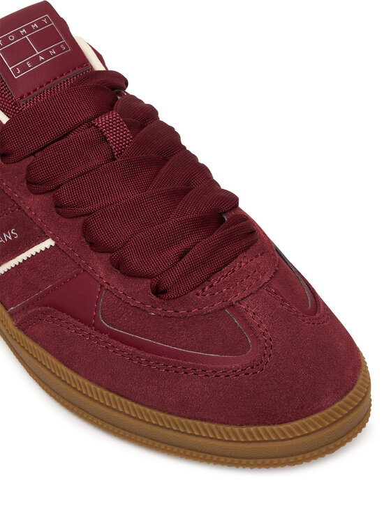 Tommy Jeans Tommy Jeans Sneakersy The Greenwich Edge Suede EN0EN02924 Bordová