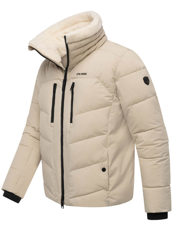 Stone Harbour Stone Harbour Kurtka zimowa Ansello Beżowy Regular Fit