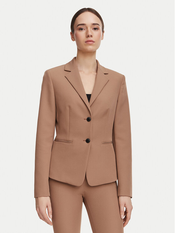 HUGO HUGO Pintsak Agonia-1 50539976 Pruun Slim Fit