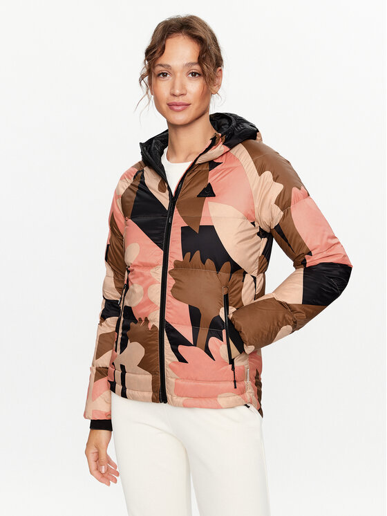 Maloja Geacă din puf ChampeschM. 34179-1-8633 Portocaliu Regular Fit