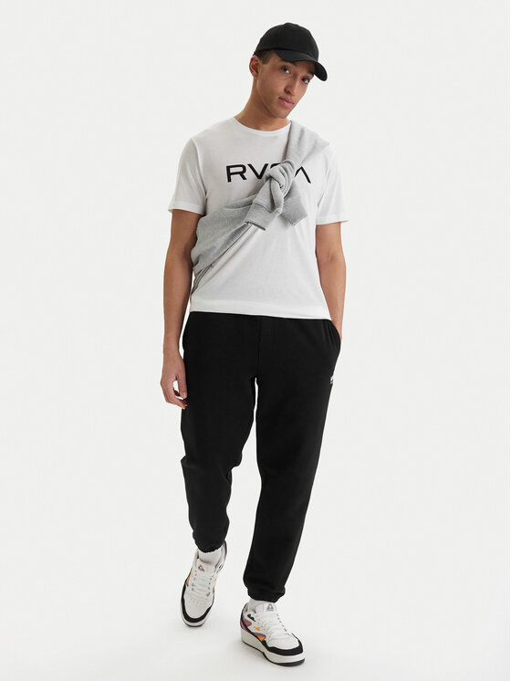 RVCA RVCA Póló Big M420VRBI Fehér Slim Fit