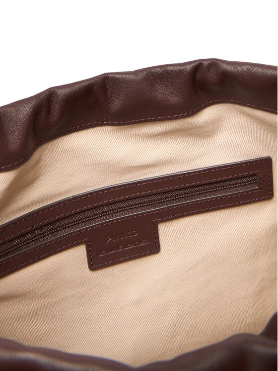 PINKO PINKO Handtasche Maxi Clutch+Tracolla SP Al 25-26 PLTT 105825 A0QO Braun