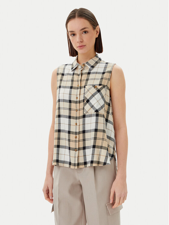 Barbour Košeľa LSH1670SN51 Béžová Regular Fit