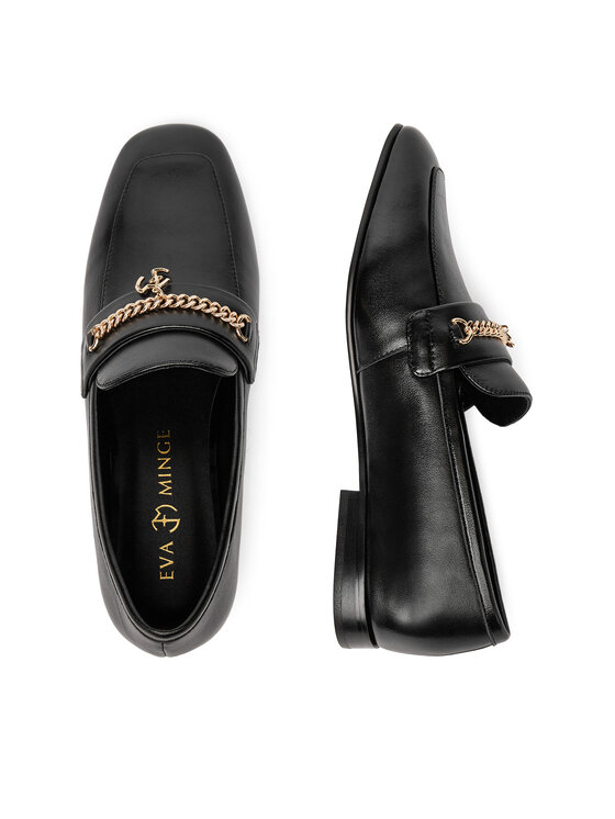 Eva Minge Eva Minge Loafersy CYNIA-LT2513-37 Czarny