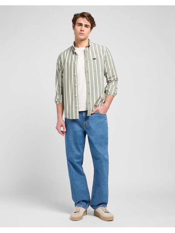 Lee Lee Jeansy ASHER Niebieski Loose Fit