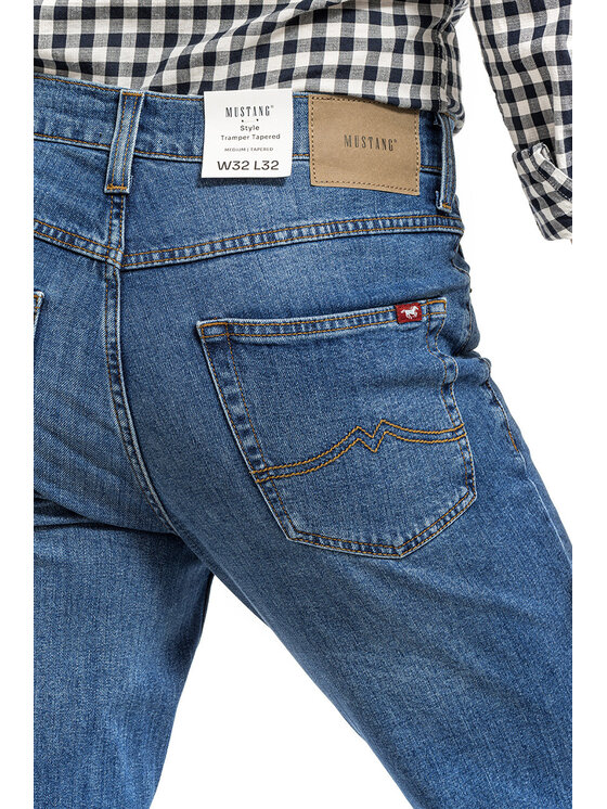 Mustang Mustang Jeansy TRAMPER TAPERED Niebieski Slim Fit