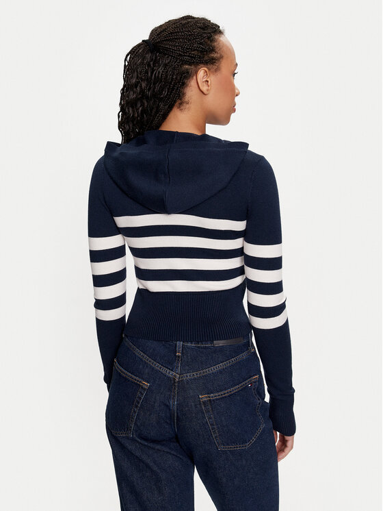Tommy Jeans Tommy Jeans Sweater DW0DW18524 Sötétkék Slim Fit