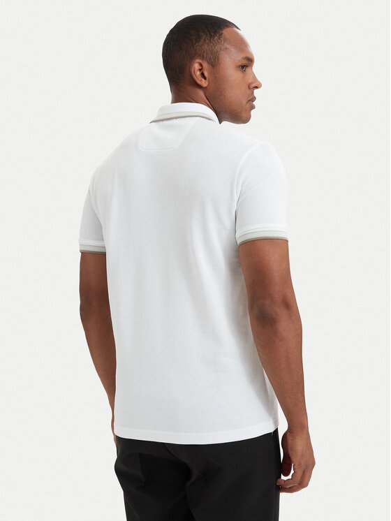 BOSS BOSS Tricou polo Paddy 50469055 Alb Regular Fit