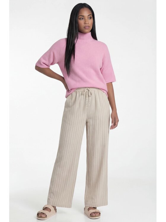 FIGL FIGL Sweter M1324 Różowy Loose Fit