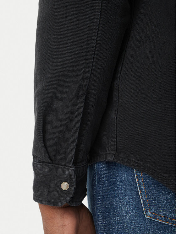 Tommy Jeans Tommy Jeans Τζιν πουκάμισο Washed Western DM0DM23518 Μαύρο Regular Fit