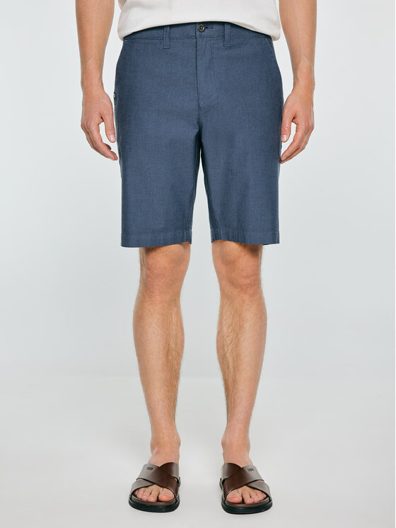 BIG STAR BIG STAR Szorty jeansowe ROSSINO Niebieski Chino Fit