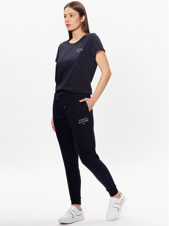 Tommy Hilfiger Tommy Hilfiger Jogginghose UW0UW04522 Dunkelblau Regular Fit