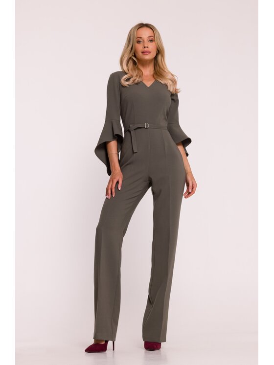 Stylove Stylove Kombinezon S416 Khaki A-Line Fit