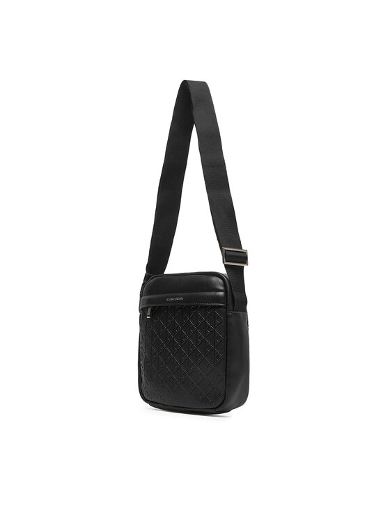 Calvin Klein Calvin Klein Borsellino Emblem Emboss Reporter LV04D3204G Nero