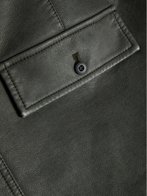 JJXX JJXX Dirbtinės odos sijonas Maddy 12262132 Juoda Regular Fit