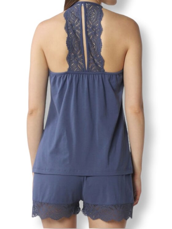 Emporio Armani Emporio Armani Pigiama Pj set - Emporio Armani - donna - pizzo Blu Regular Fit