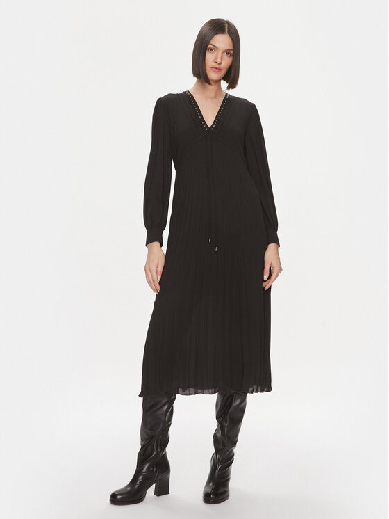 Liu Jo Liu Jo Ежедневна рокля MF3184 T0414 Черен Regular Fit