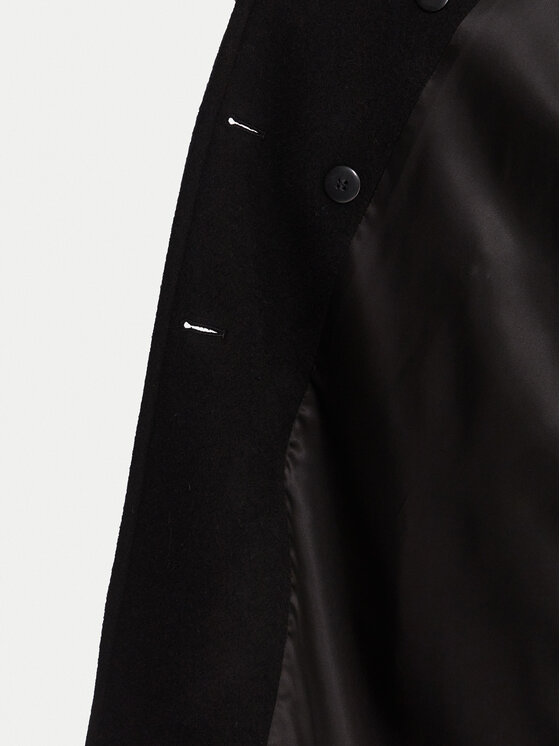 Marella Marella Cappotto di lana Balcone 2523016112 Nero Regular Fit