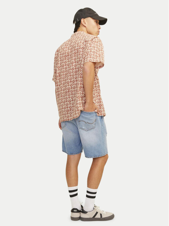 Jack&Jones Jack&Jones Kratke traperice Jjitony 12252653 Plava Loose Fit