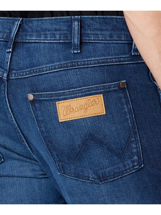 Wrangler Wrangler Jeansy LARSTON Niebieski Slim Fit