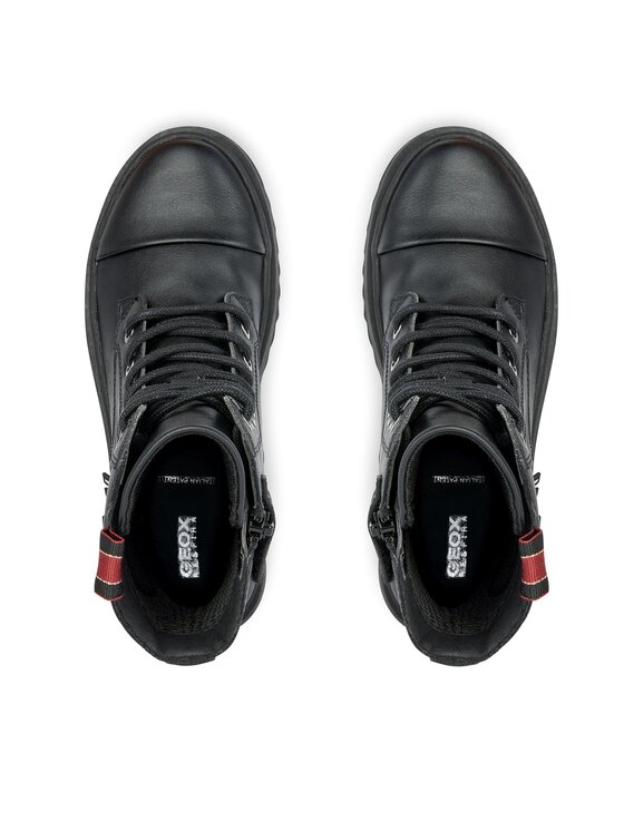 Geox Geox Боти J Gillyjaw Girl J267XA 000BC C0260 D Черен