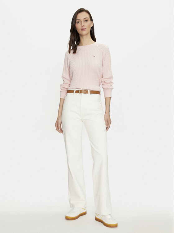 Tommy Hilfiger Tommy Hilfiger Svetr WW0WW41142 Růžová Regular Fit