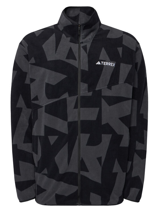 adidas adidas Flis Terrex Multi Printed JY4814 Črna Regular Fit