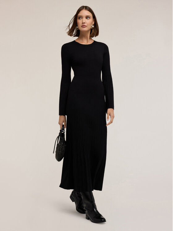 Motivi Motivi Vestito 7601W001509N033 Nero Slim Fit