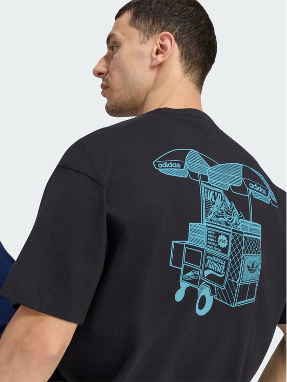 adidas adidas T-Shirt 170369 Czarny Loose Fit