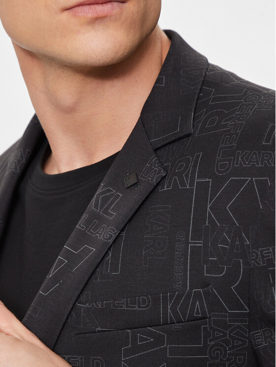 KARL LAGERFELD KARL LAGERFELD Sacou 155205 541007 Negru Slim Fit