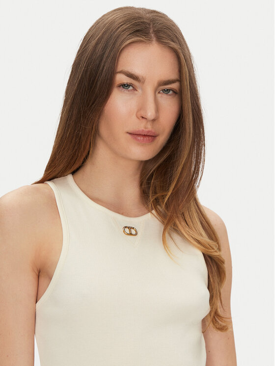 TWINSET TWINSET Top 251TP2550 Bež Slim Fit