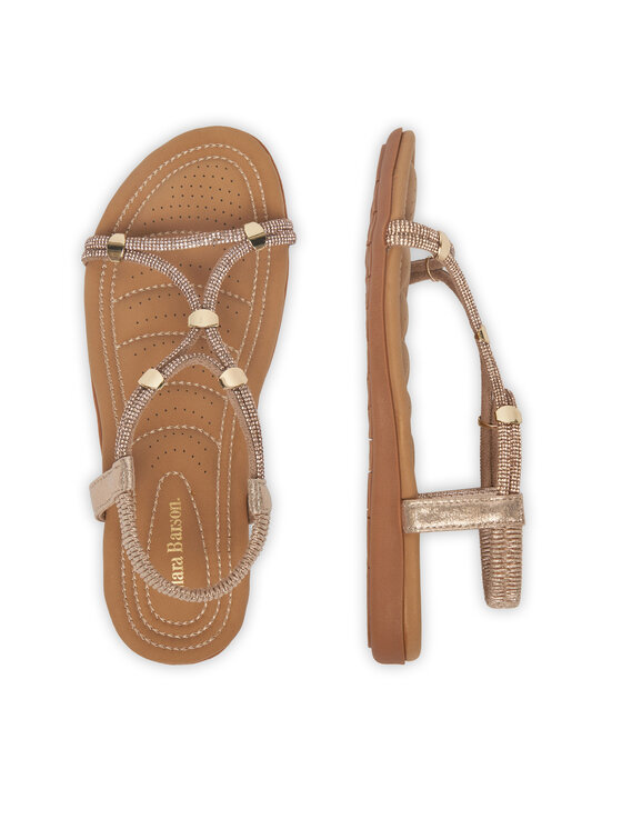 Clara Barson Clara Barson Sandalen WP01-1605-06 Goldfarben