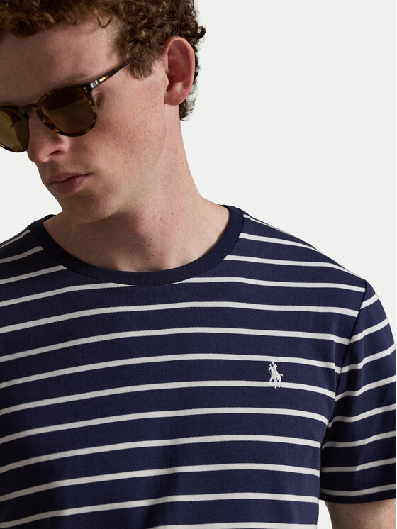 Polo Ralph Lauren Polo Ralph Lauren T-Shirt 710B16648001 Granatowy Regular Fit