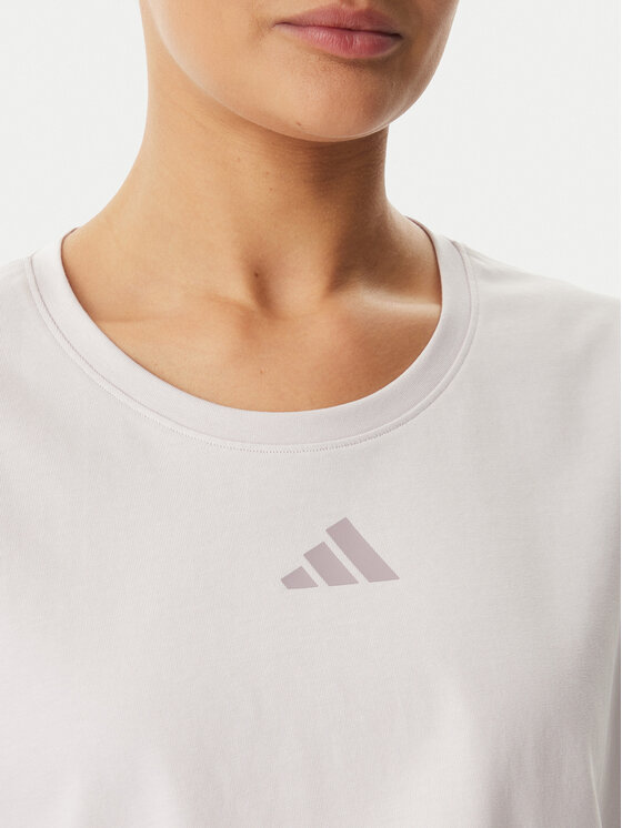 adidas adidas Tričko Power Workout KE8052 Fialová Loose Fit